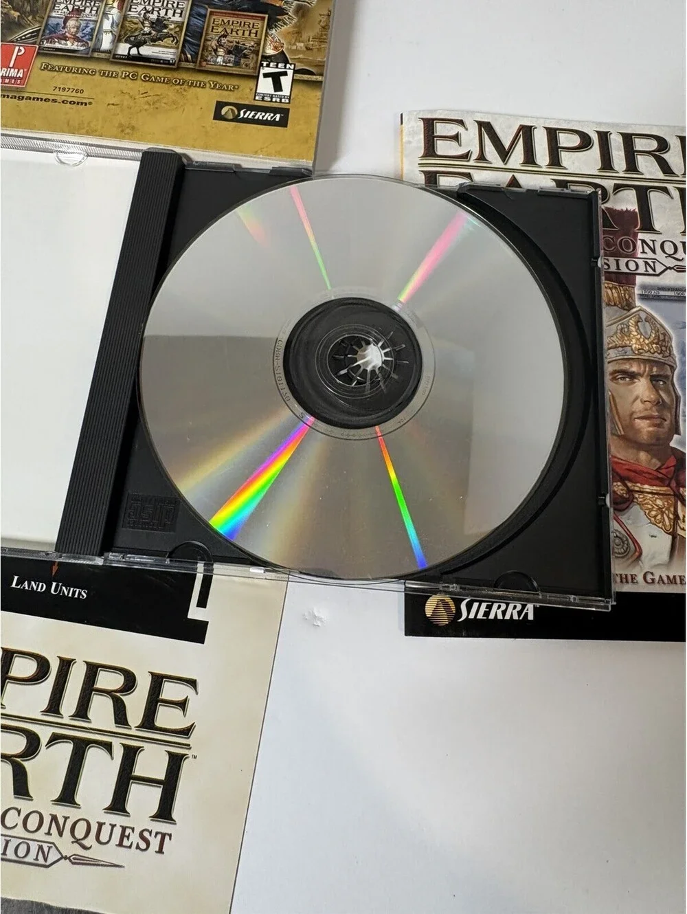Empire Earth Gold Edition (PC, 2003) The Art Of Conquest Expansion & Guides Maps